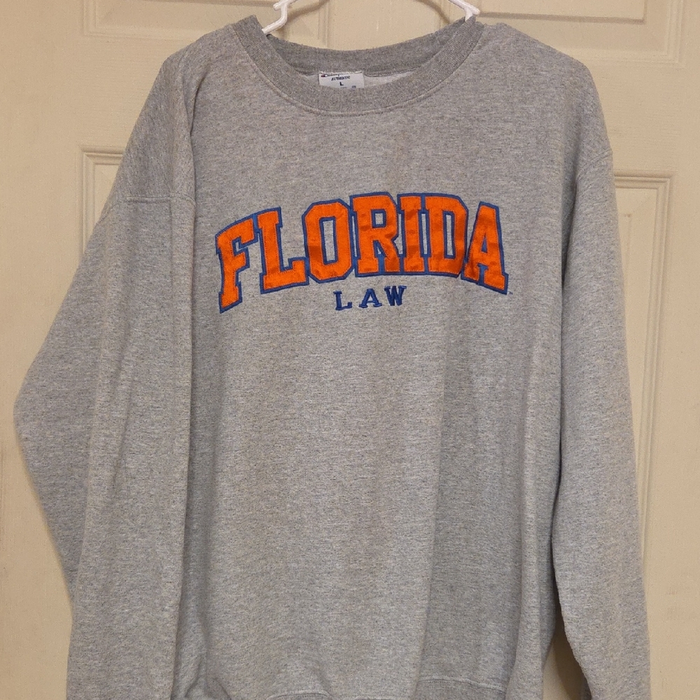 University of Florida Gators “FLORIDA LAW” Crewneck Sweatshirt Medium [1784]
